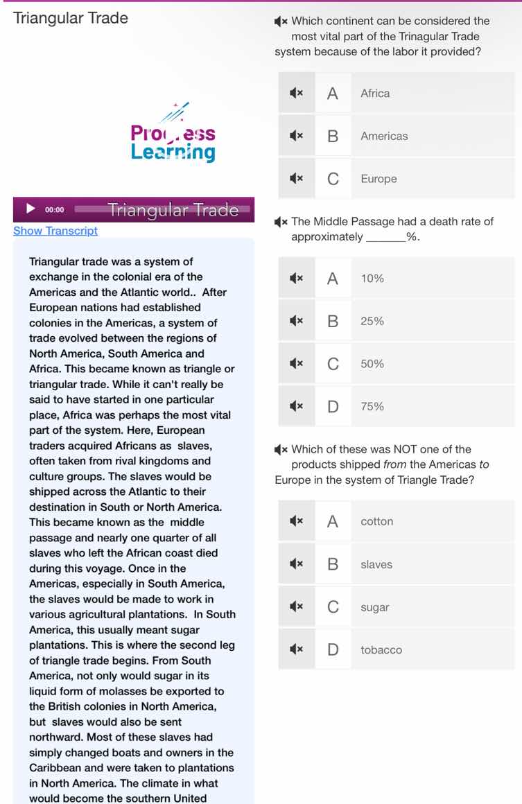 triangular trade triangular trade was a system of exchange in the colon…