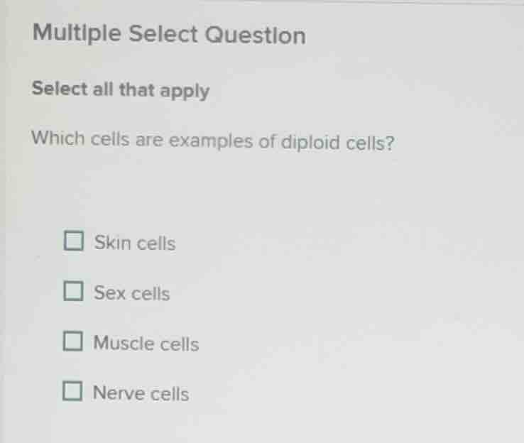 multiple select question select all that apply which cells are examples…