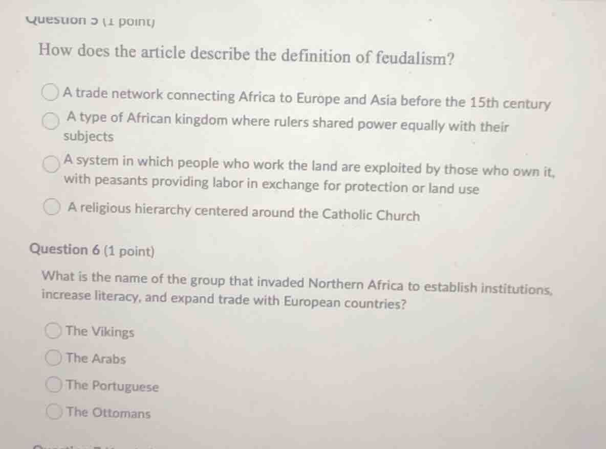 question 5 (1 point) how does the article describe the definition of fe…
