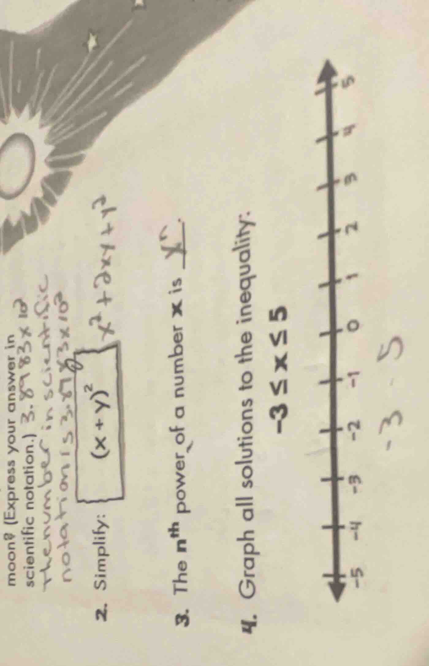 moong (express your answer in scientific notation.) 2. simplify: ((x + …