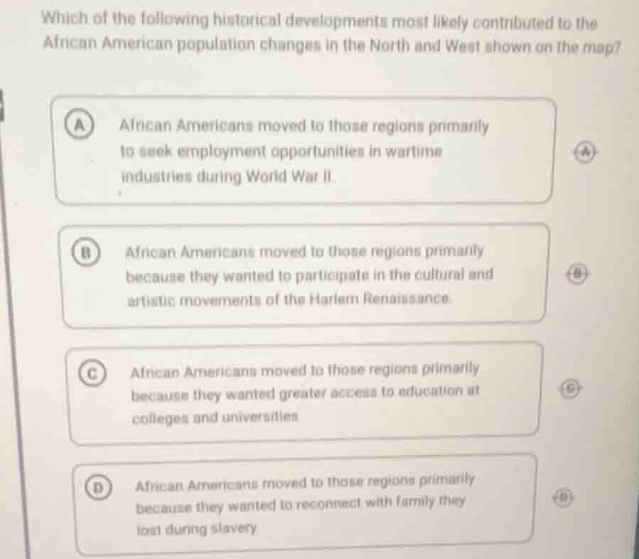 which of the following historical developments most likely contributed …