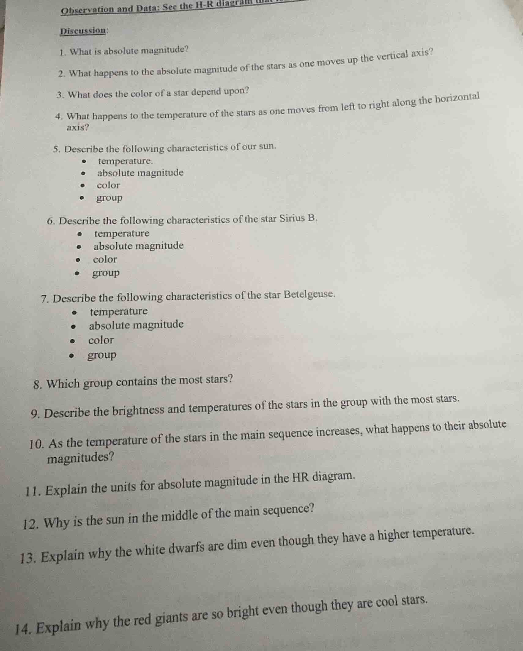 observation and data: see the h-r diagram discussion: 1. what is absolu…