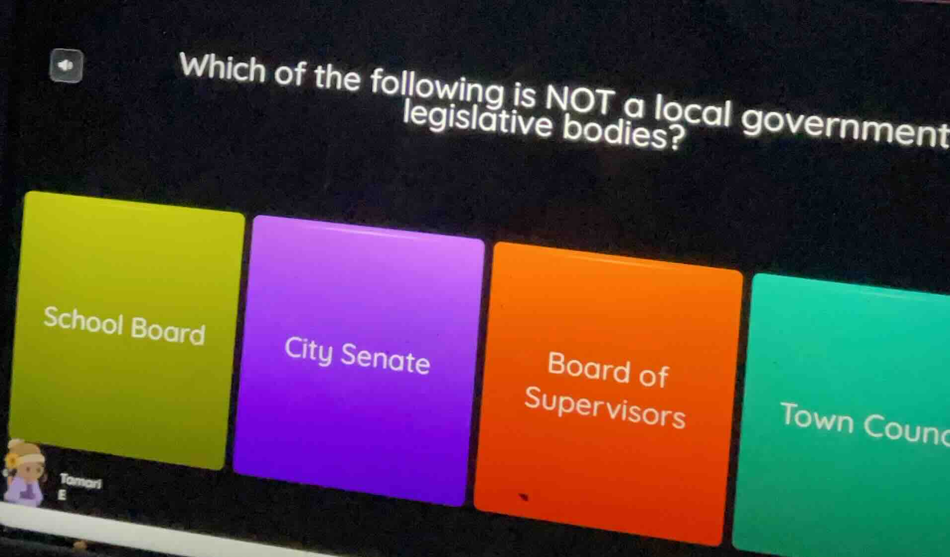 which of the following is not a local government legislative bodies? sc…