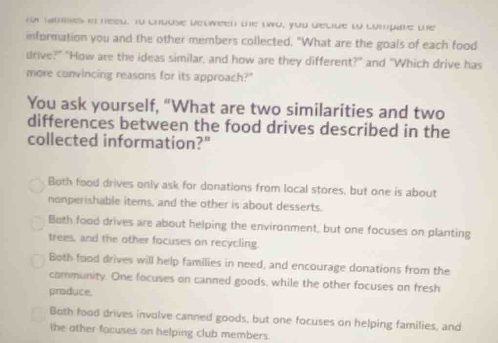 information you and the other members collected. \what are the goals of…