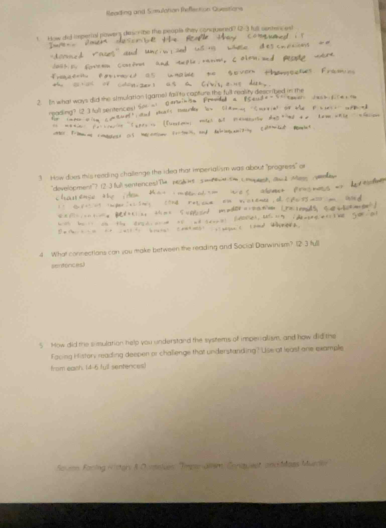 reading and simulation reflection questions 1 how did imperial powers d…