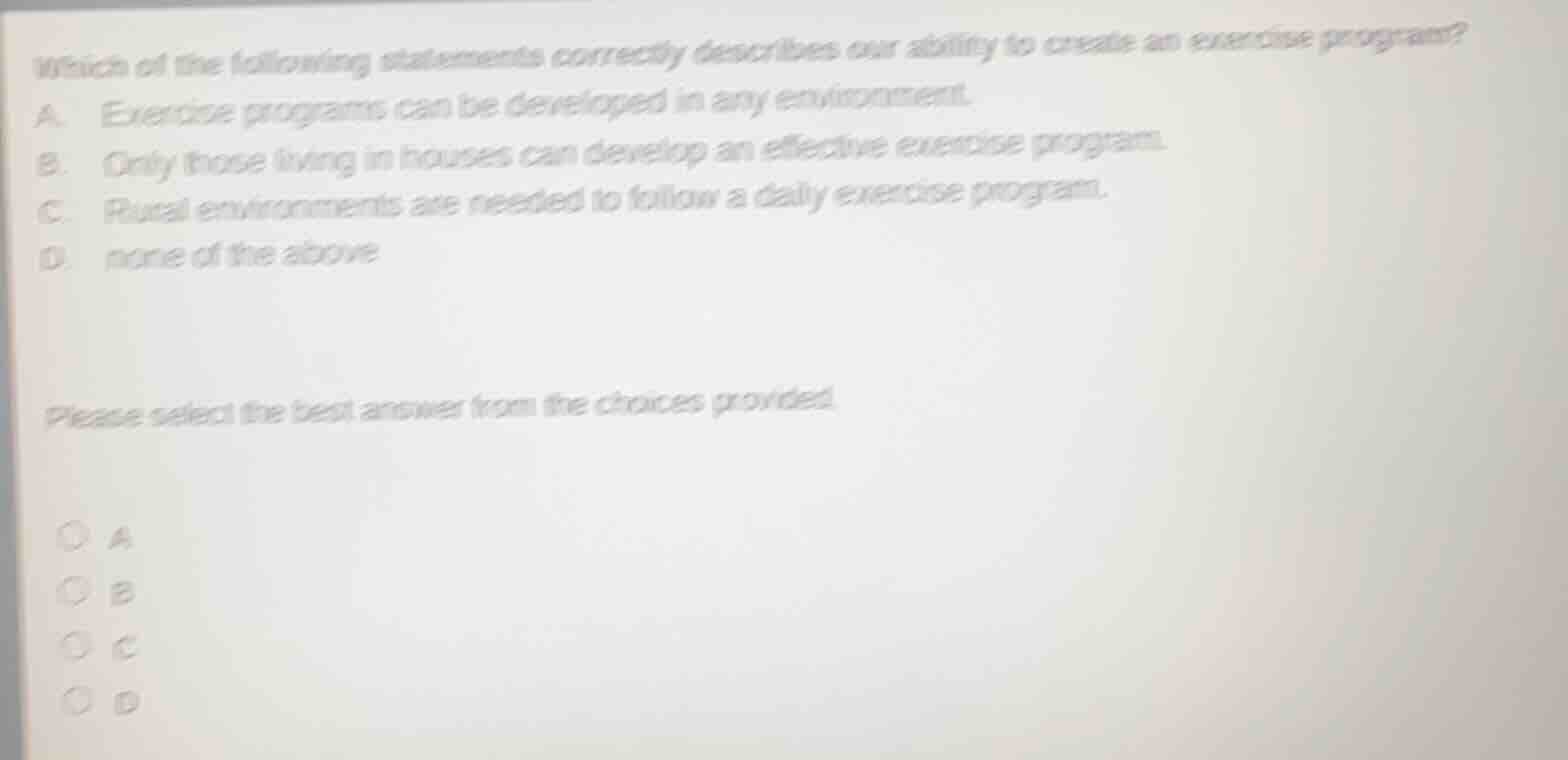 which of the following statements correctly describes our ability to cr…