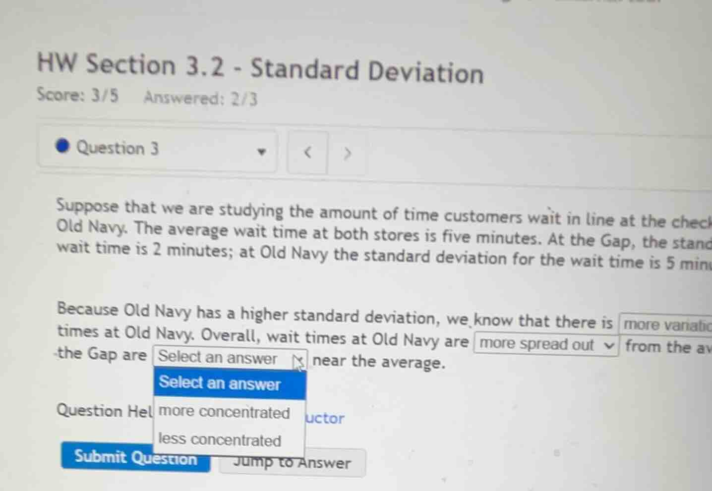 hw section 3.2 - standard deviation score: 3/5 answered: 2/3 question 3…