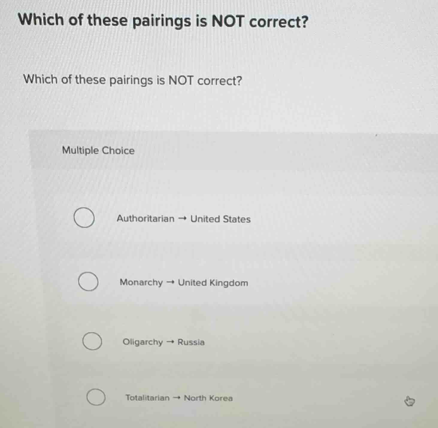 which of these pairings is not correct? which of these pairings is not …