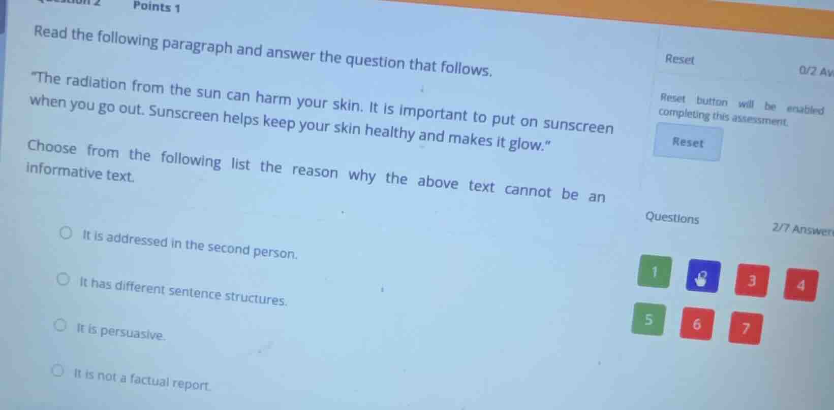 read the following paragraph and answer the question that follows. \the…