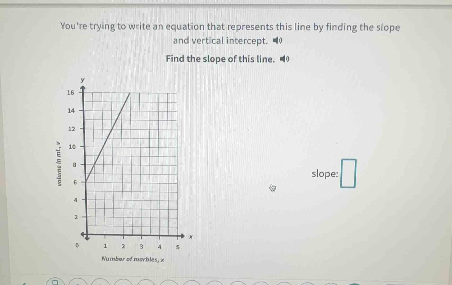 youre trying to write an equation that represents this line by finding …