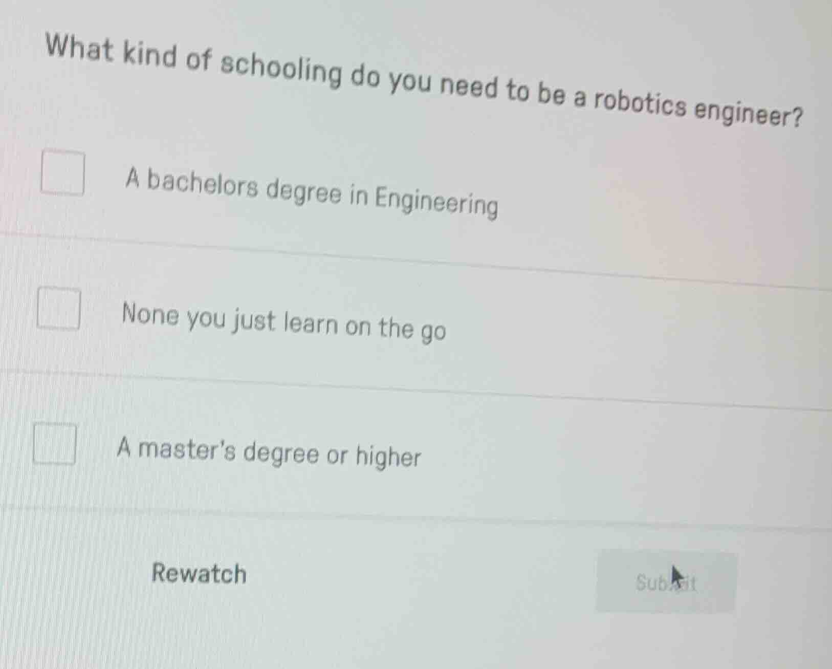 what kind of schooling do you need to be a robotics engineer? a bachelo…