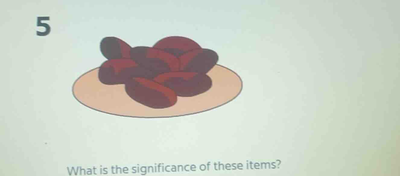 5 what is the significance of these items?