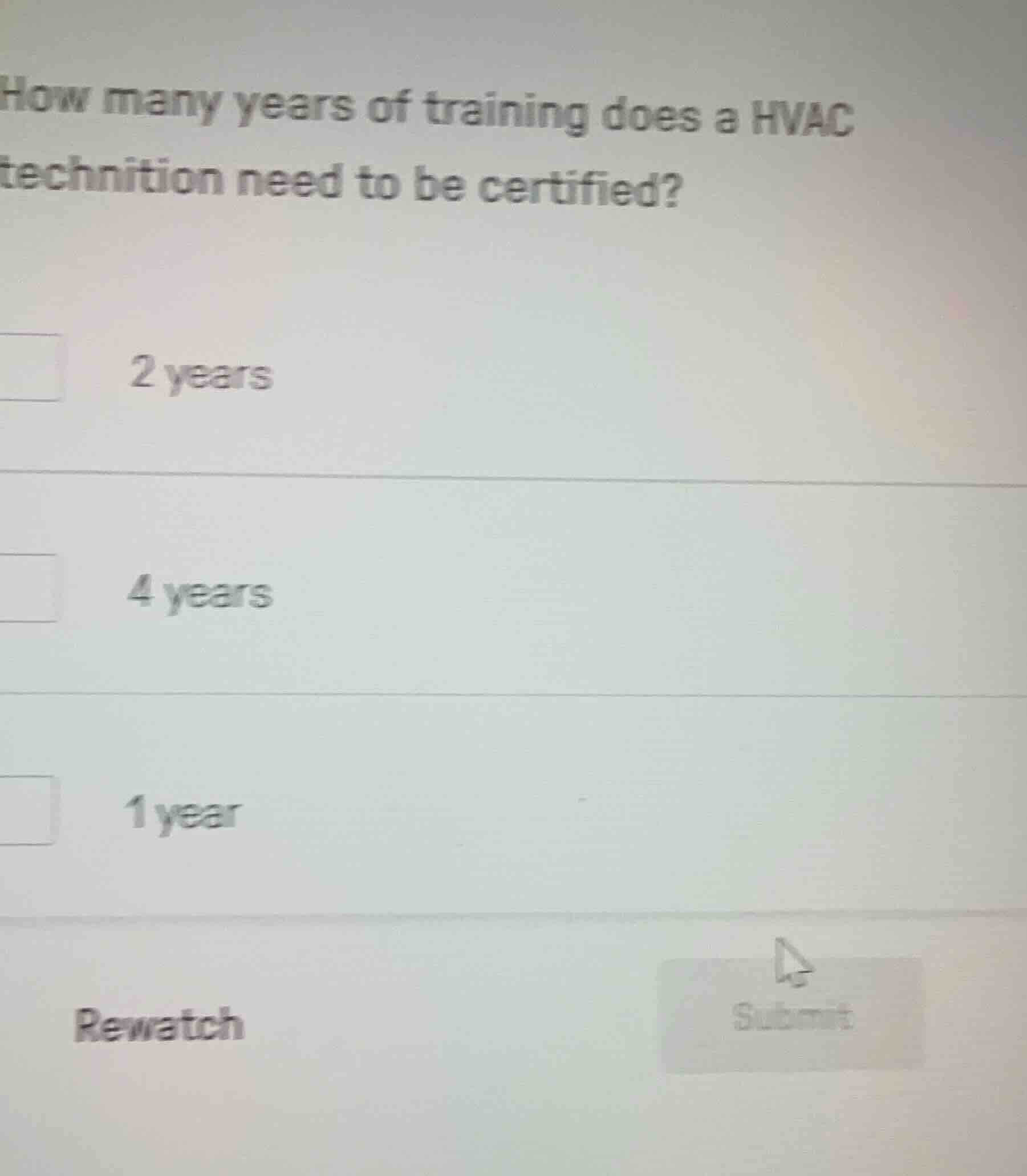 how many years of training does a hvac technition need to be certified?…