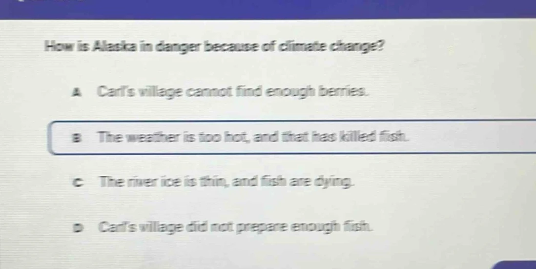 how is alaska in danger because of climate change? a carl’s village can…