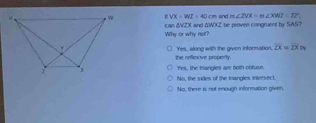 if ( vx = wz = 40 ) cm and ( mangle zvx = mangle xwz = 22^circ ), can (…