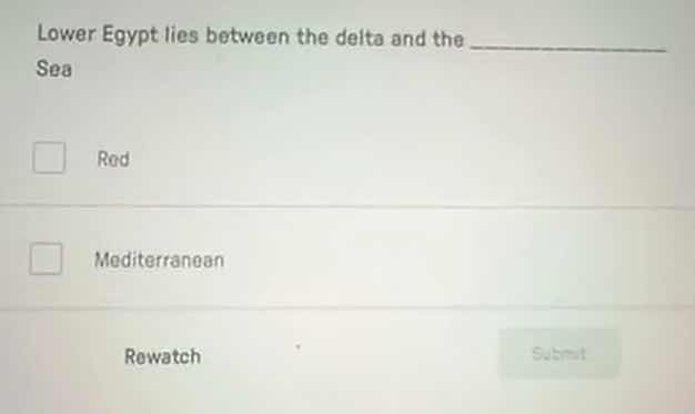 lower egypt lies between the delta and the __________ sea rod mediterra…