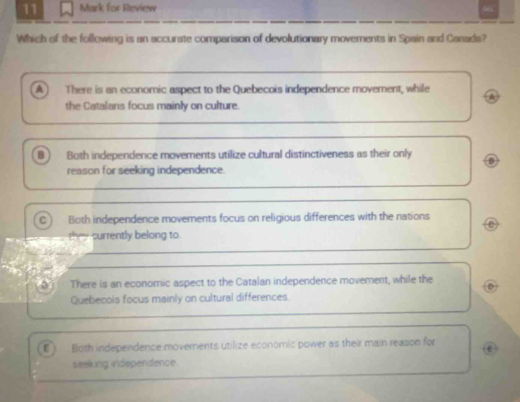 which of the following is an accurate comparison of devolutionary movem…