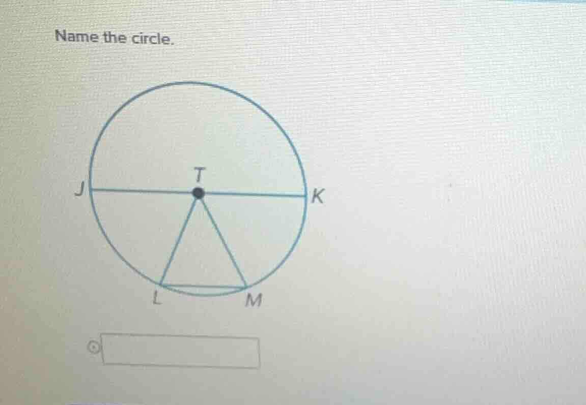 name the circle.