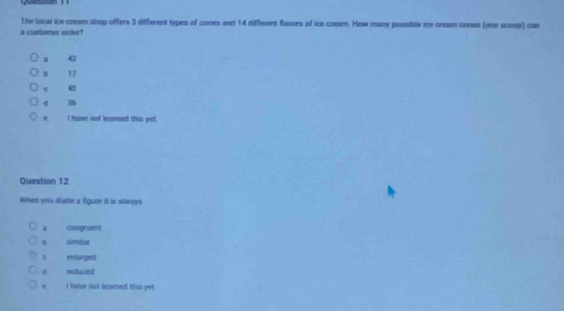 question 11 the local ice cream shop offers 3 different types of cones …