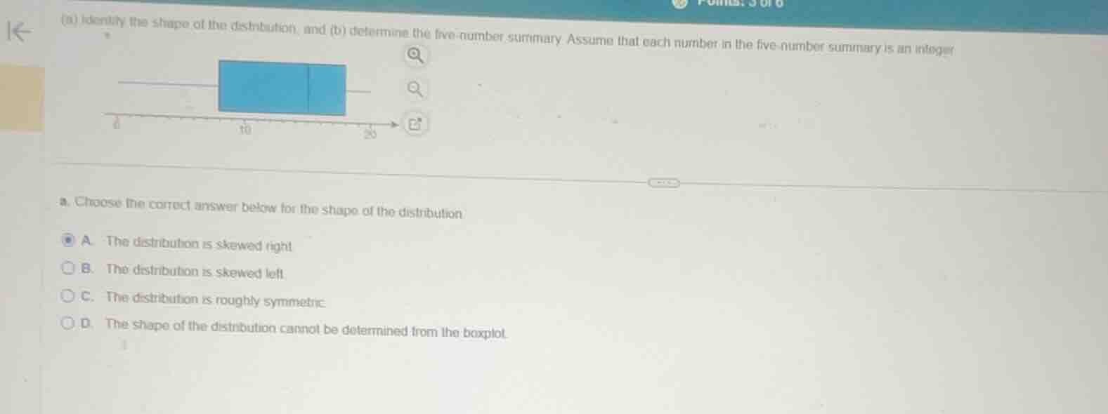 (a) identify the shape of the distribution, and (b) determine the five …