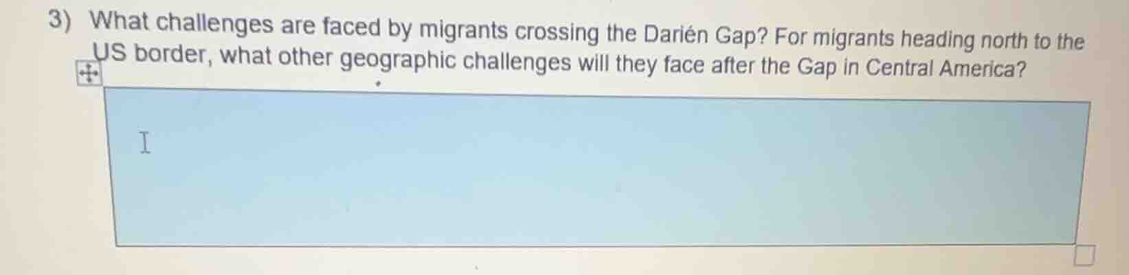 3) what challenges are faced by migrants crossing the darién gap? for m…