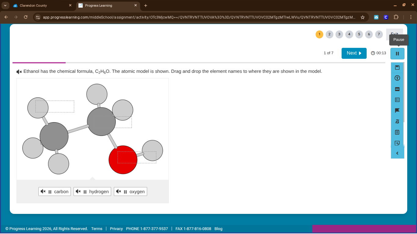 ethanol has the chemical formula, c₂h₆o. the atomic model is shown. dra…