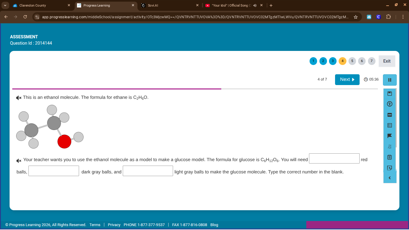 this is an ethanol molecule. the formula for ethane is $c_2h_6o$. your …