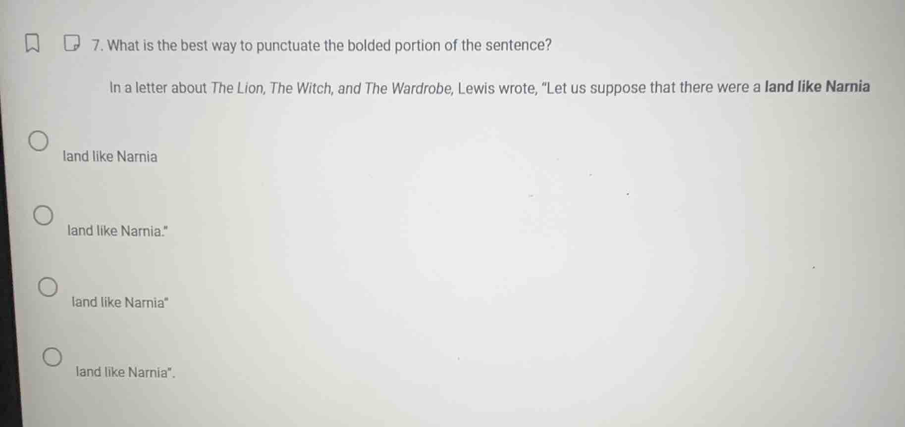 7. what is the best way to punctuate the bolded portion of the sentence…