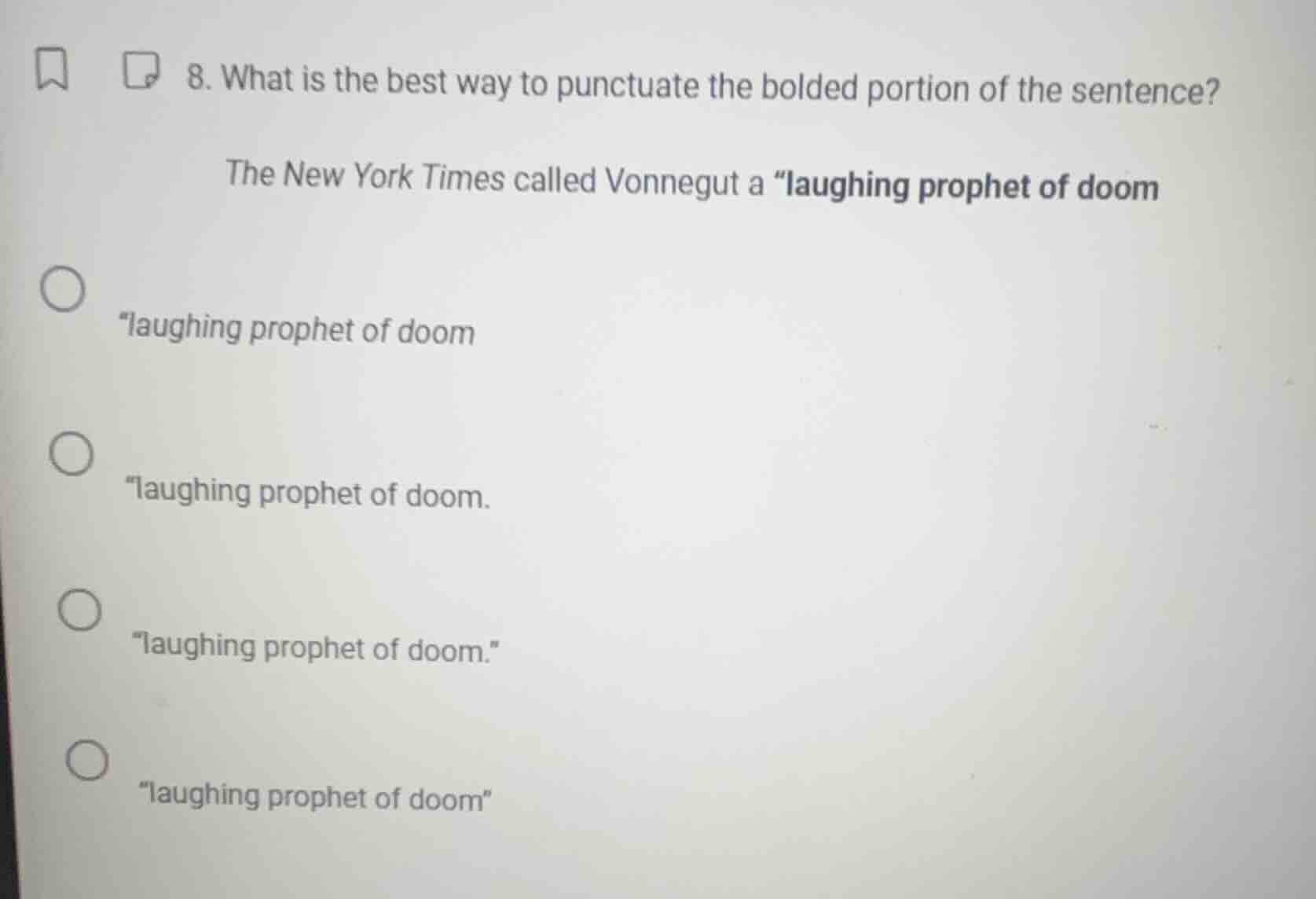 8. what is the best way to punctuate the bolded portion of the sentence…