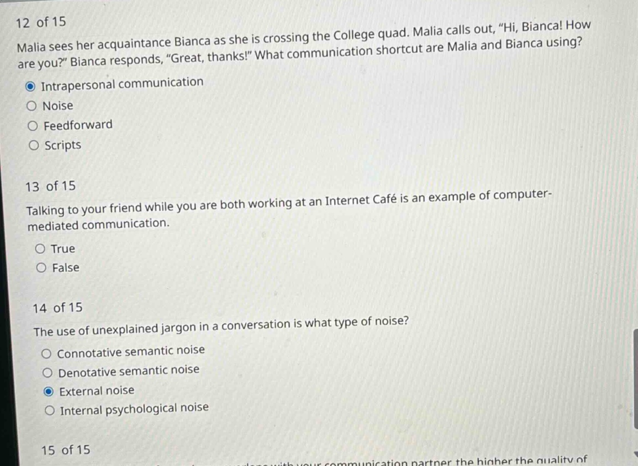 12 of 15 malia sees her acquaintance bianca as she is crossing the coll…