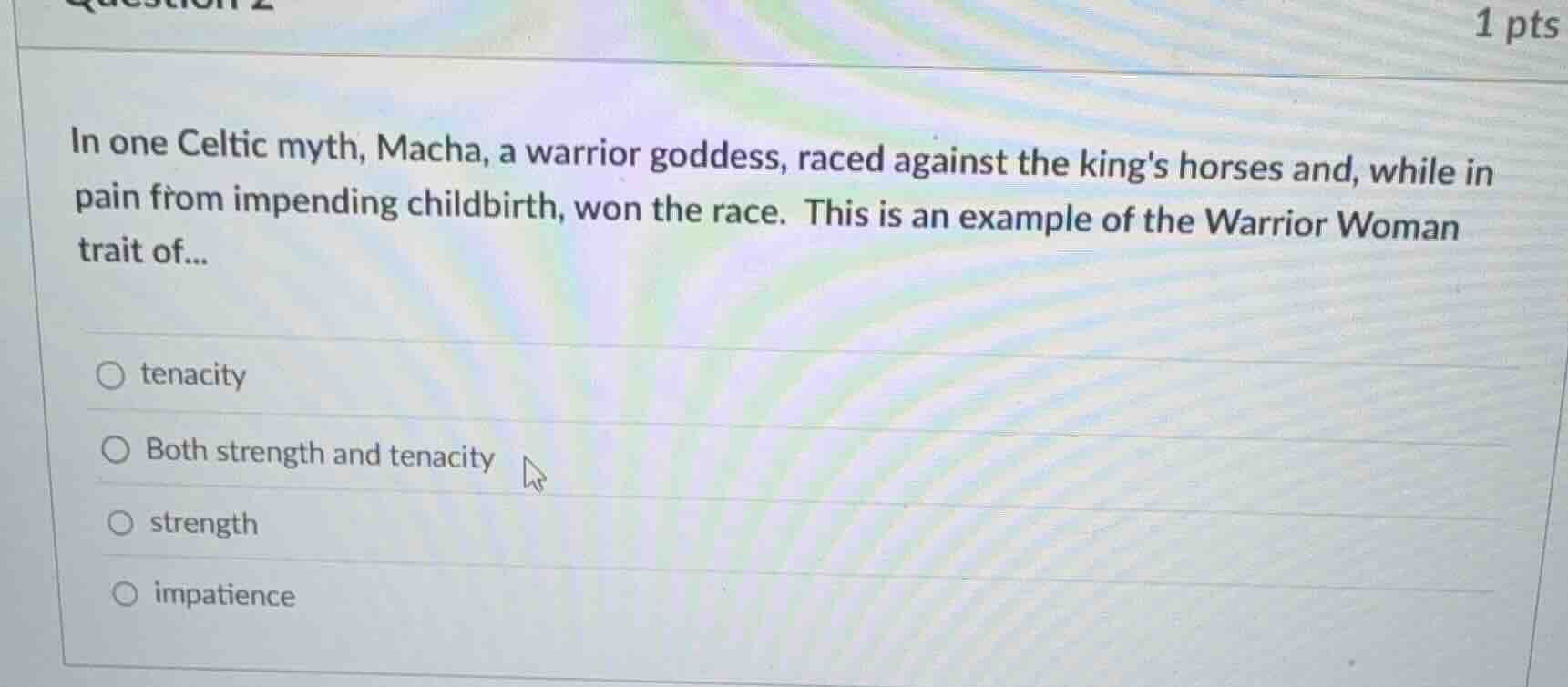 in one celtic myth, macha, a warrior goddess, raced against the kings h…