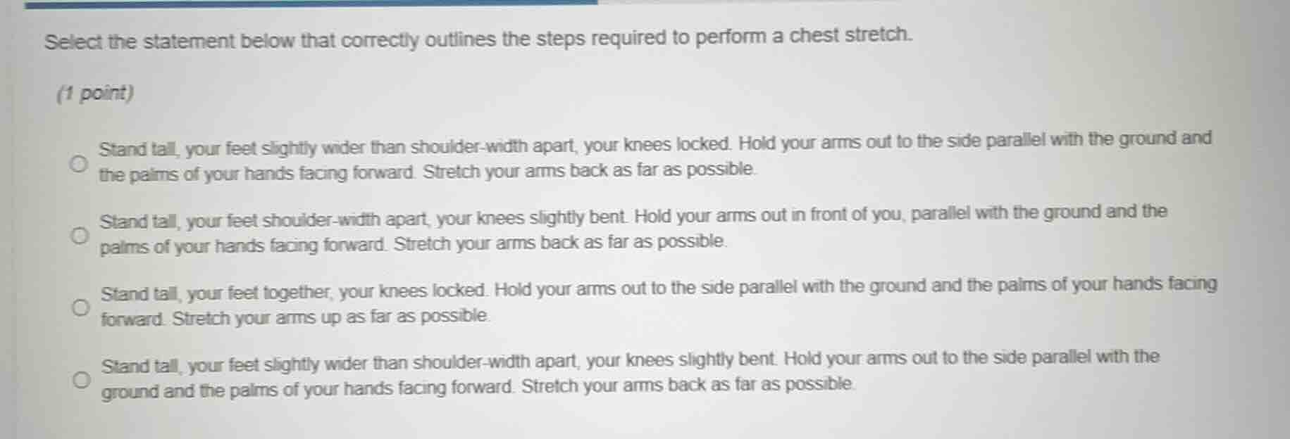 select the statement below that correctly outlines the steps required t…