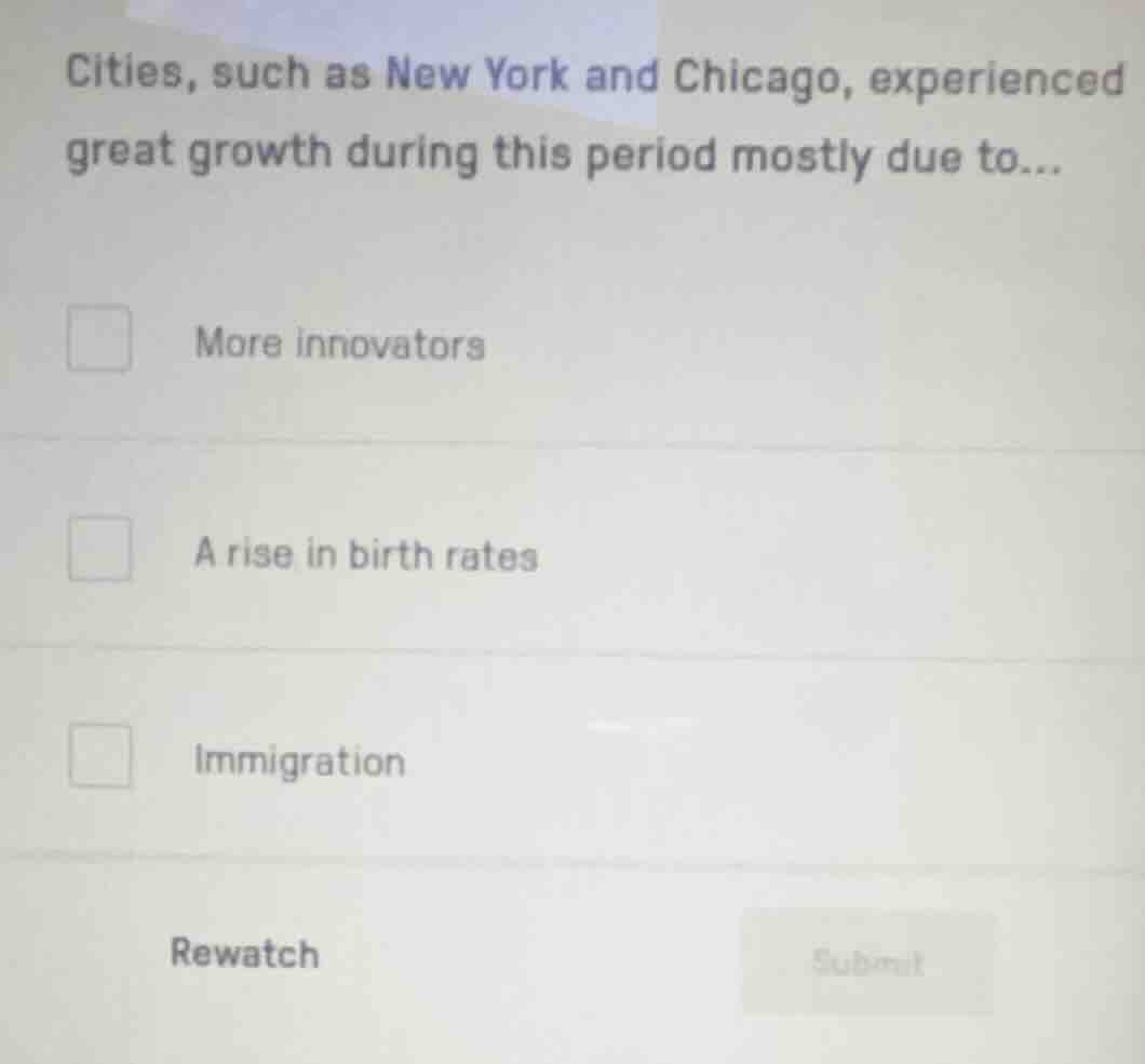 cities, such as new york and chicago, experienced great growth during t…