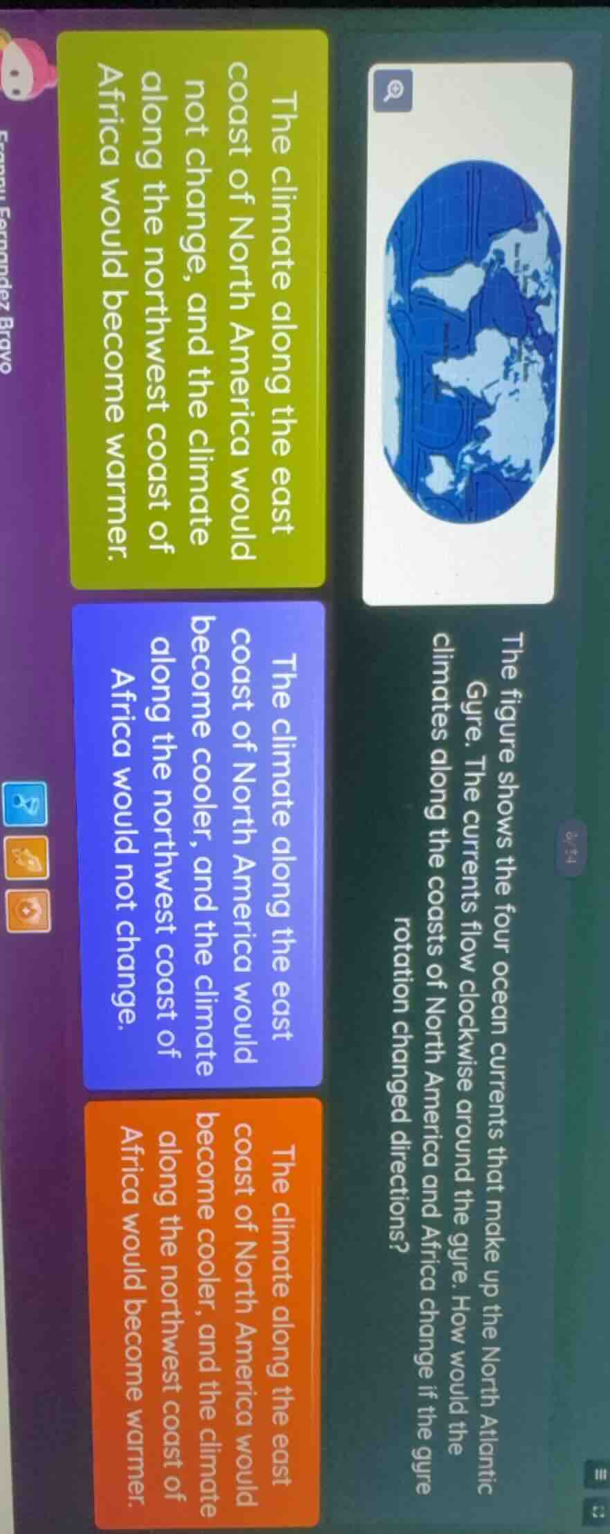 the figure shows the four ocean currents that make up the north atlanti…