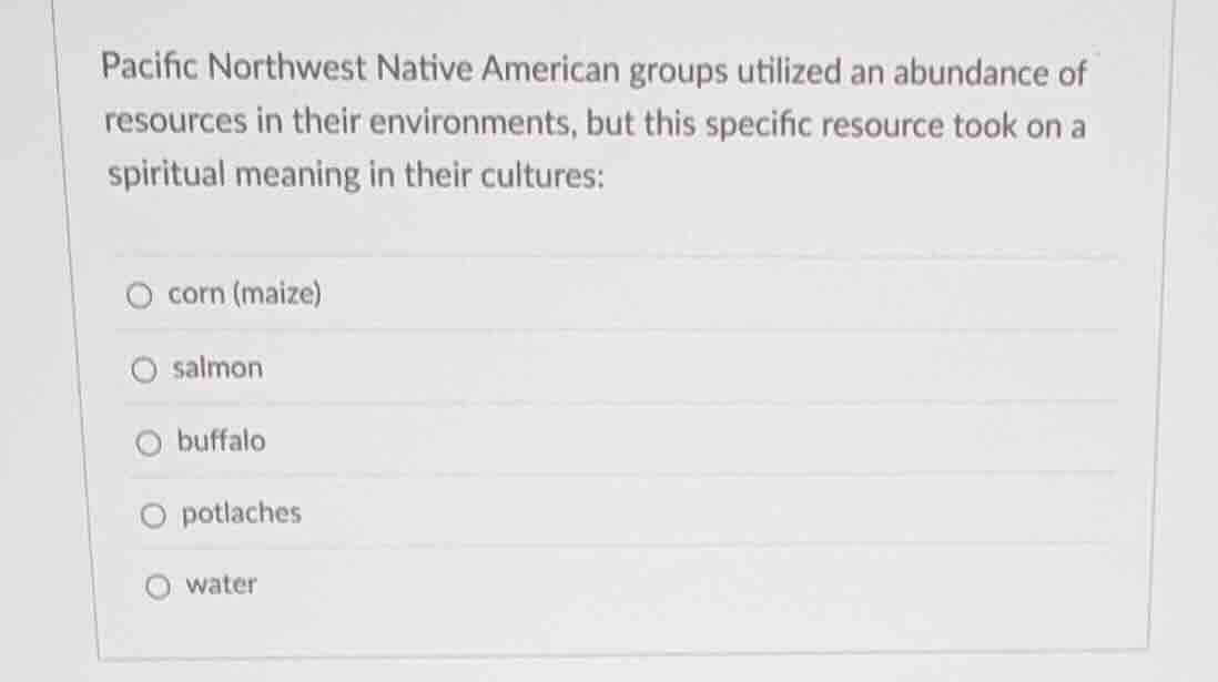 pacific northwest native american groups utilized an abundance of resou…