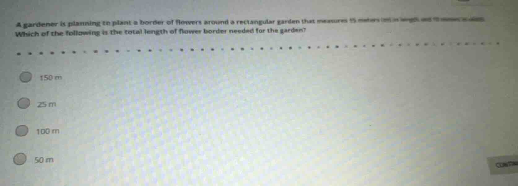 a gardener is planning to plant a border of flowers around a rectangula…