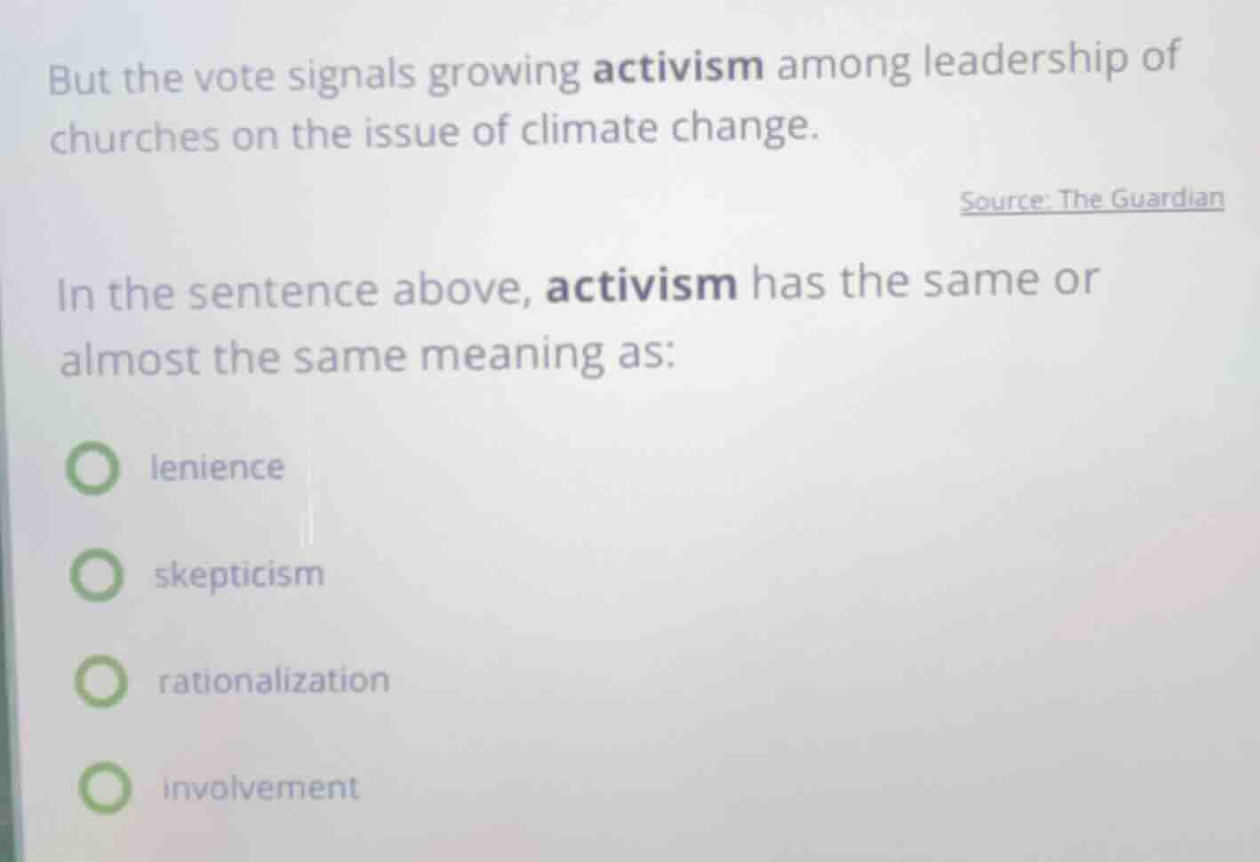 but the vote signals growing activism among leadership of churches on t…