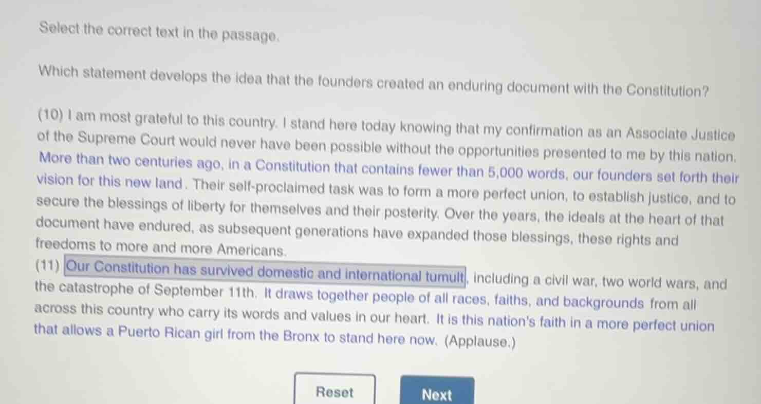 select the correct text in the passage. which statement develops the id…