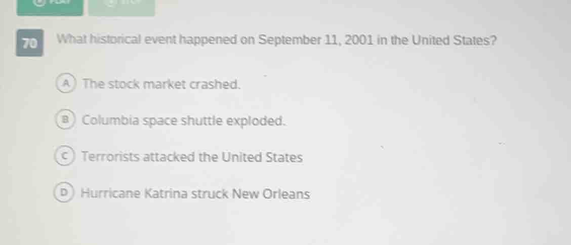 70 what historical event happened on september 11, 2001 in the united s…