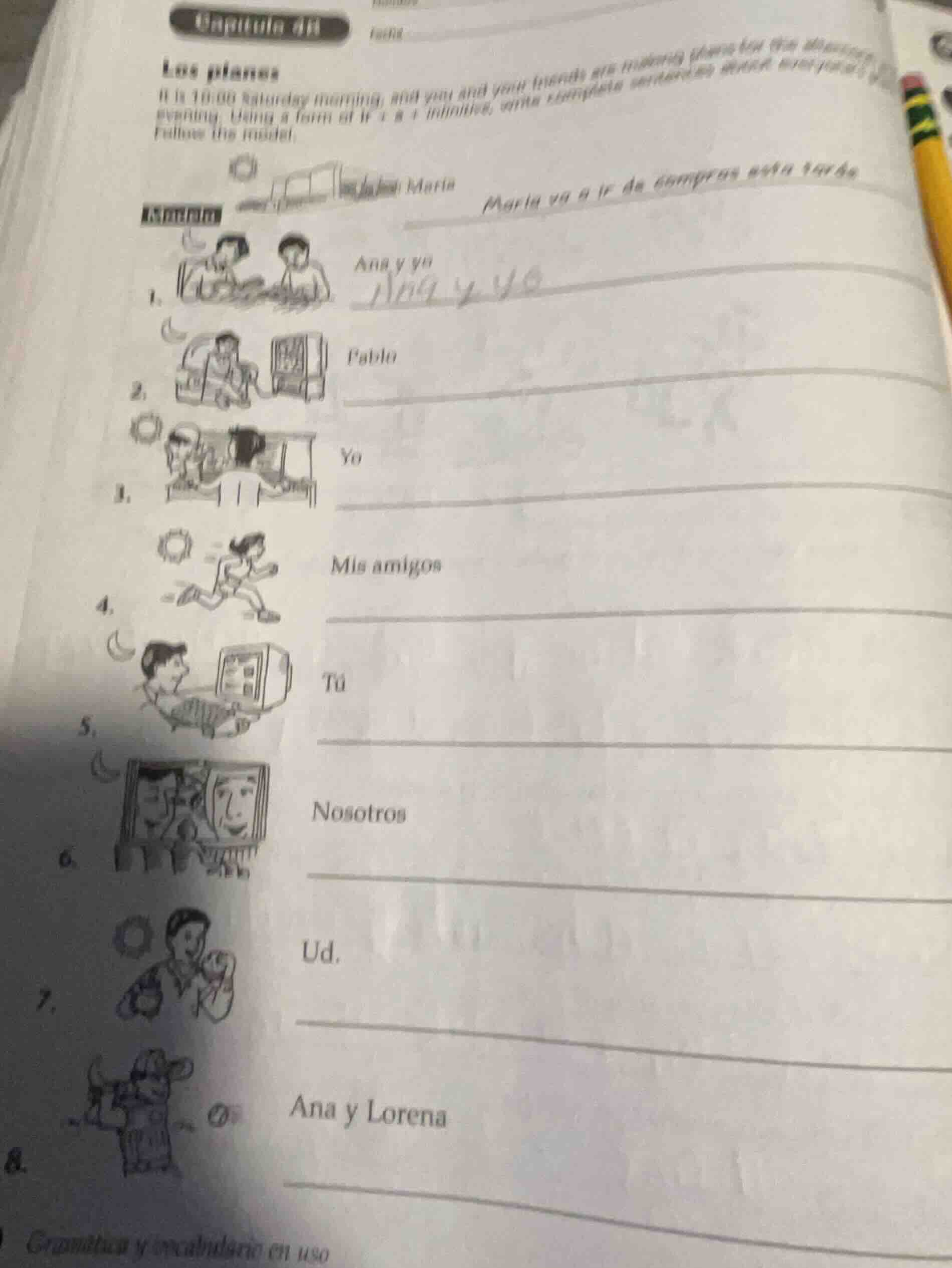 capítulo 4b los planes it is 10:00 saturday morning, and you and your f…
