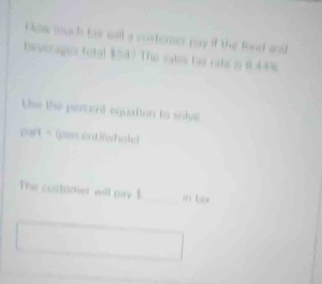 i think that li lin will get a customer pay if the food and beverage to…