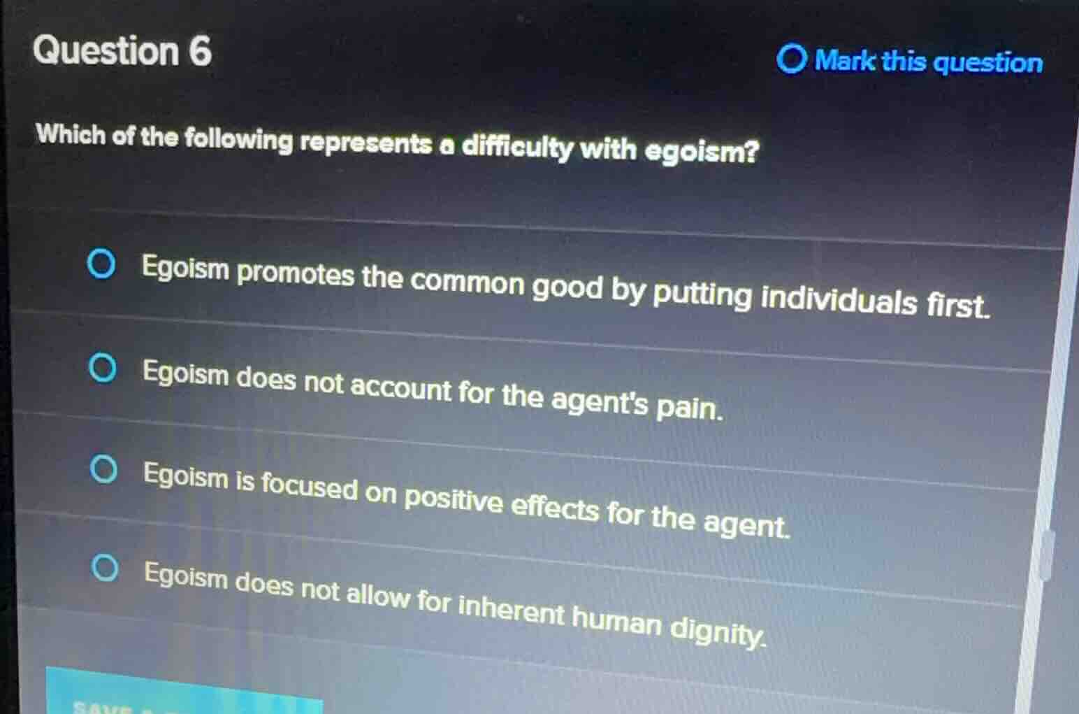 question 6 mark this question which of the following represents a diffi…