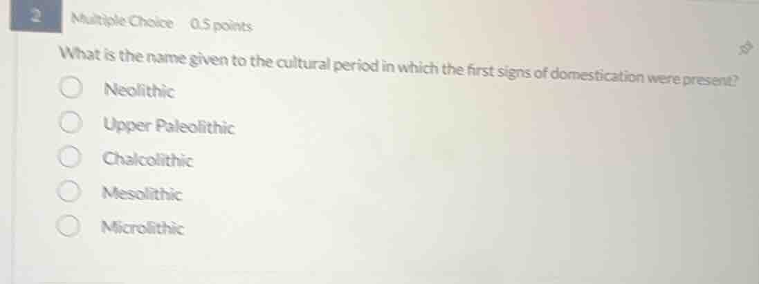 2 multiple choice 0.5 points what is the name given to the cultural per…