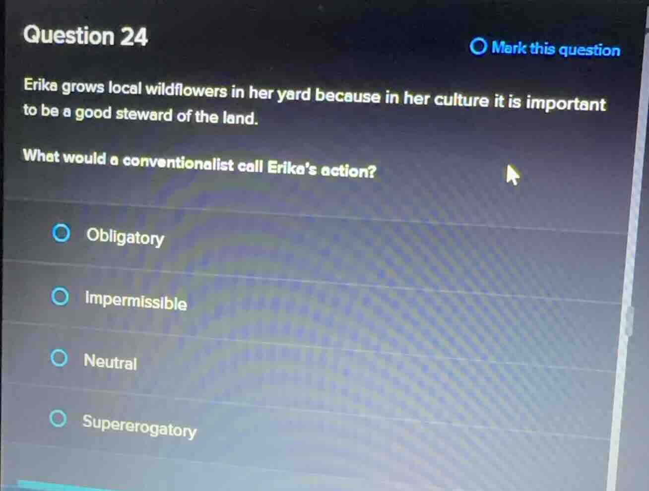 question 24 mark this question erika grows local wildflowers in her yar…
