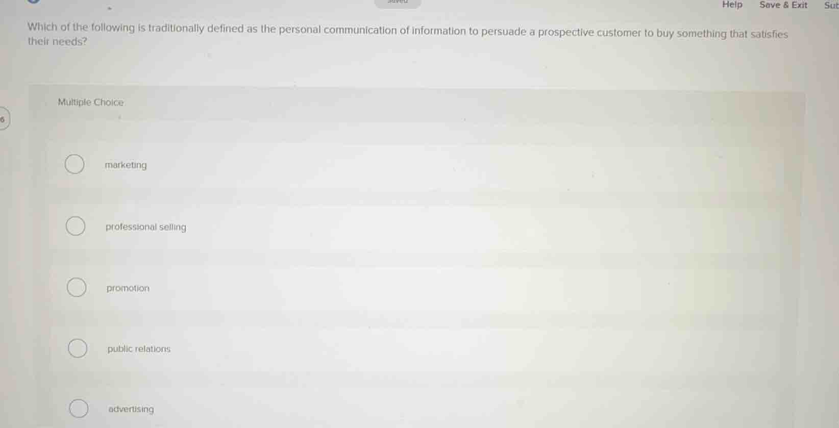 which of the following is traditionally defined as the personal communi…