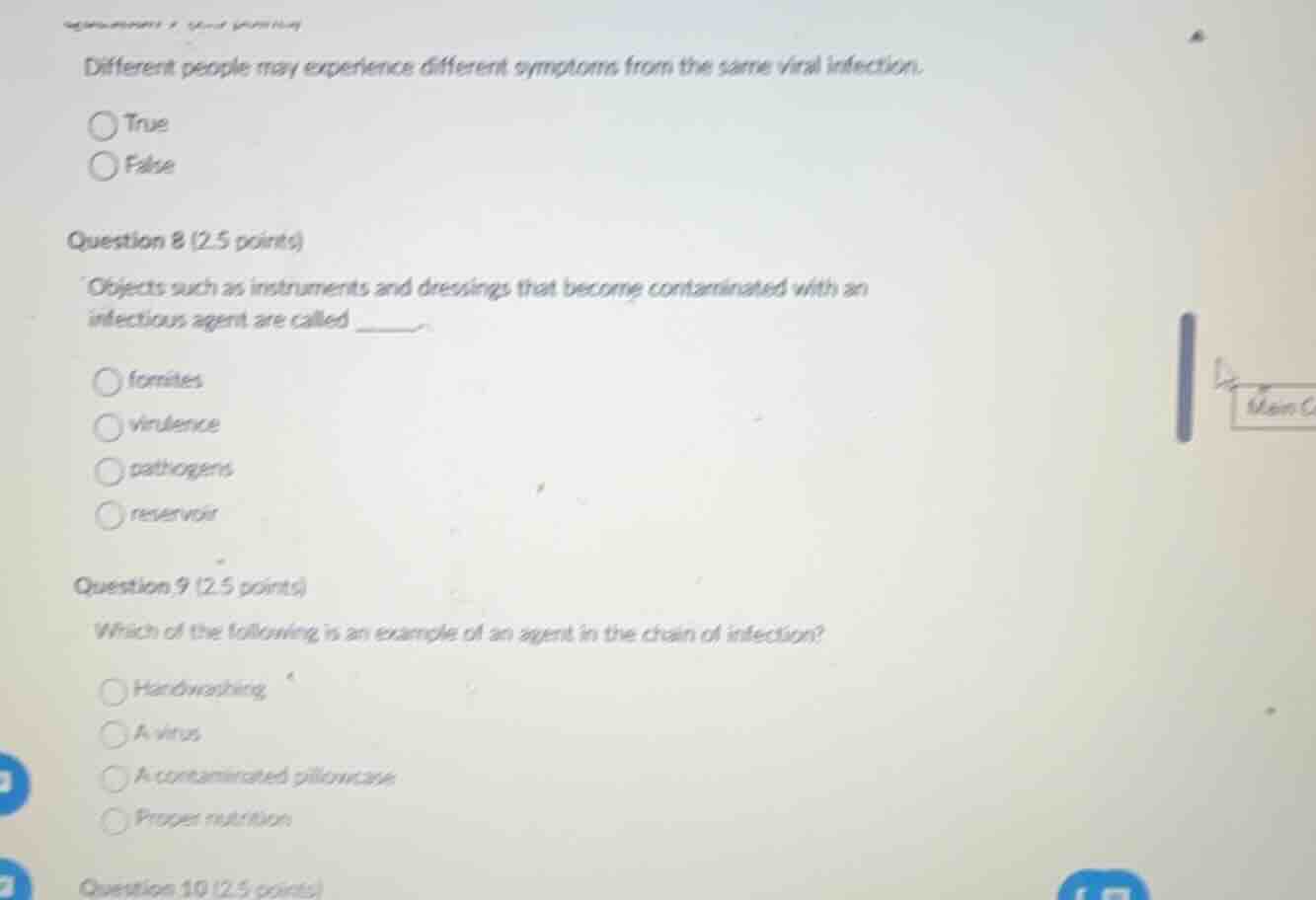 different people may experience different symptoms from the same viral …