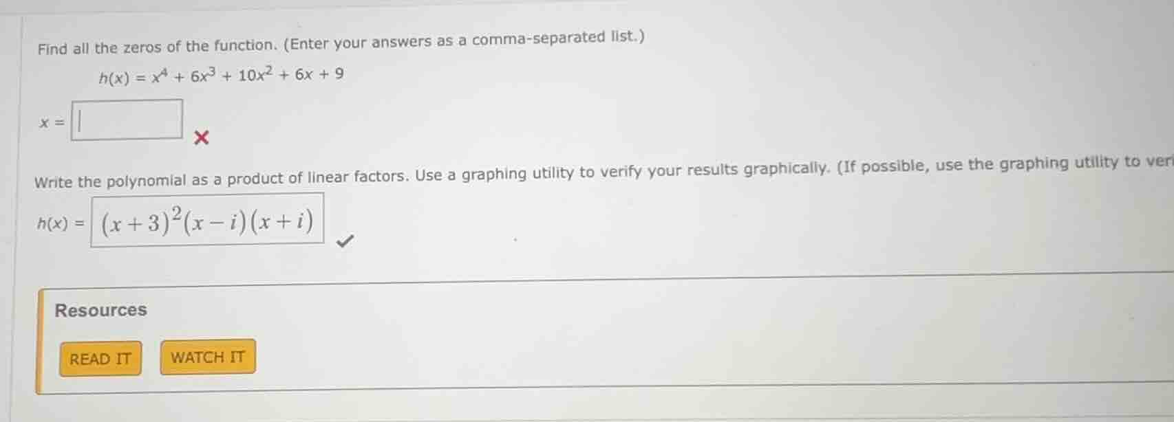 find all the zeros of the function. (enter your answers as a comma - se…