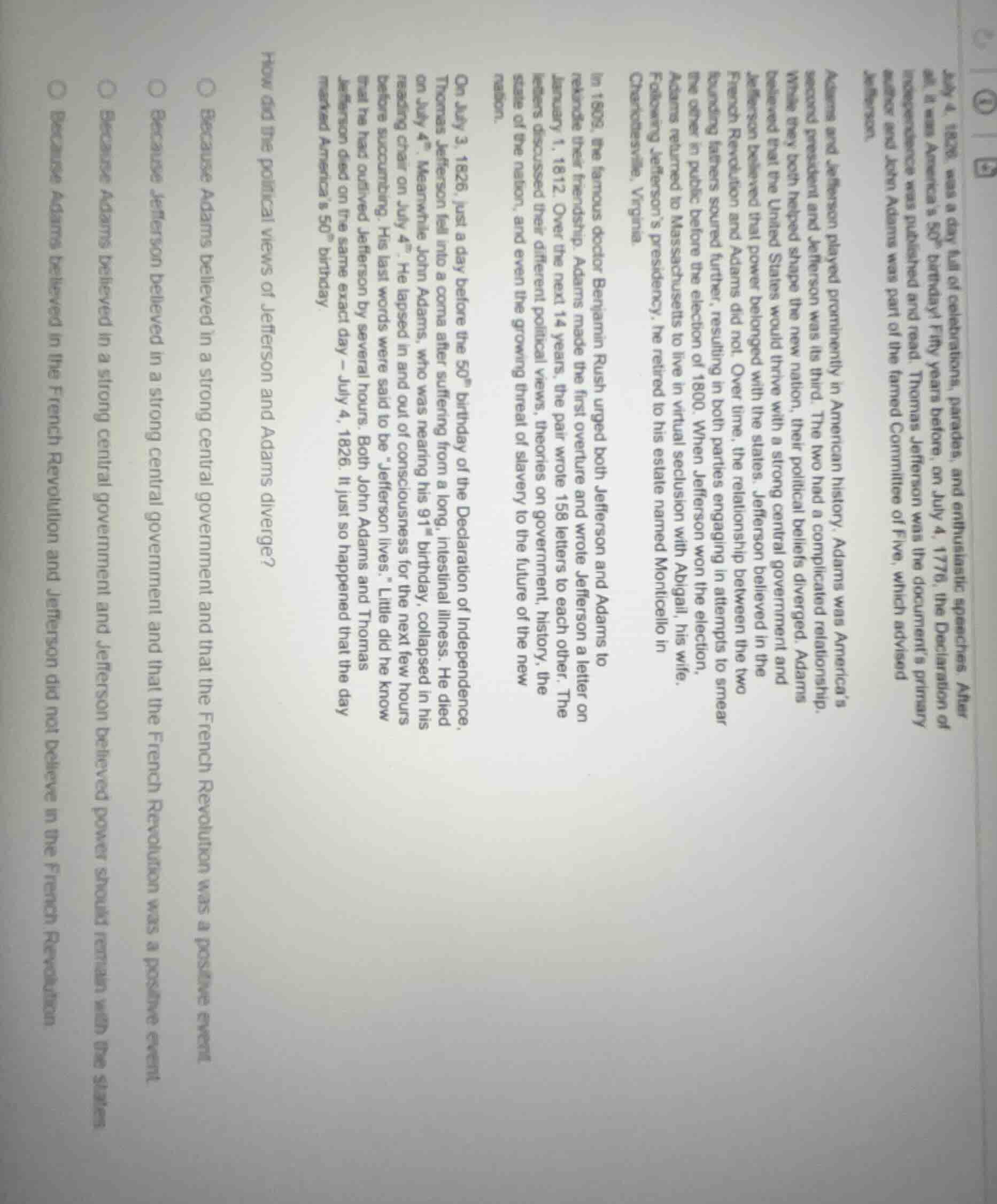 july 4, 1826, was a day full of celebrations, parades, and enthusiastic…