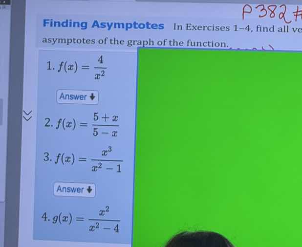 finding asymptotes in exercises 1–4, find all ve asymptotes of the grap…