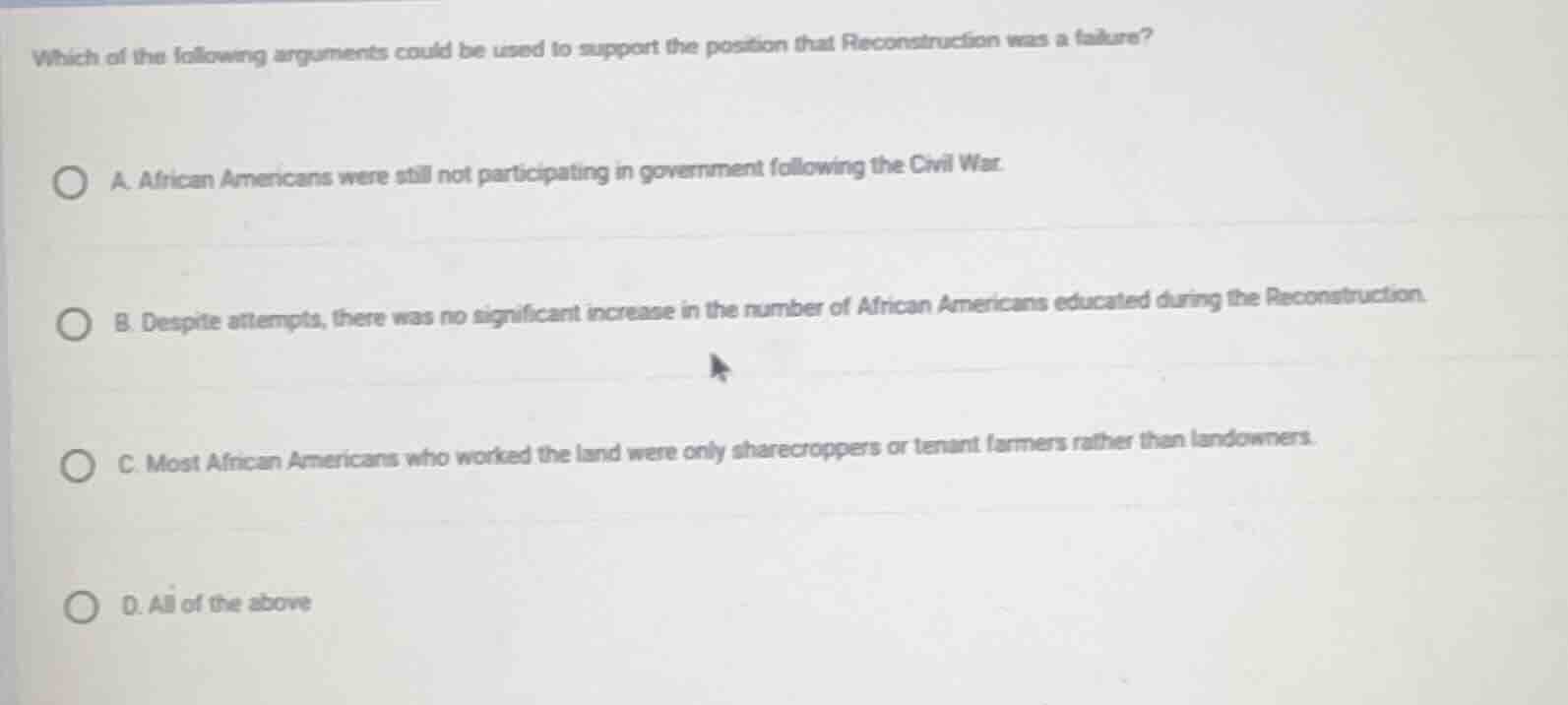 which of the following arguments could be used to support the position …